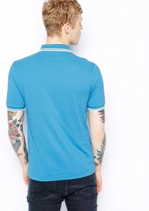 Fred Perry Polo with Twin Tip in Slim Fit